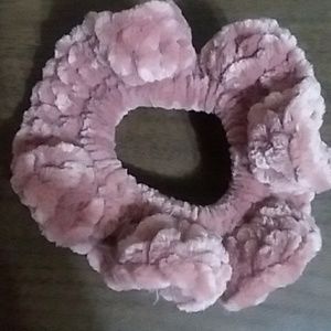 Beautiful velvet hair scrunchie